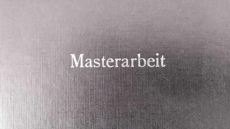 Masterarbeit