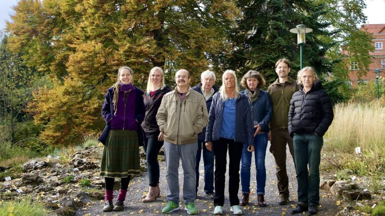 Arbeitsgruppe des Herbariums Haussknecht im Botanischen Garten Jena