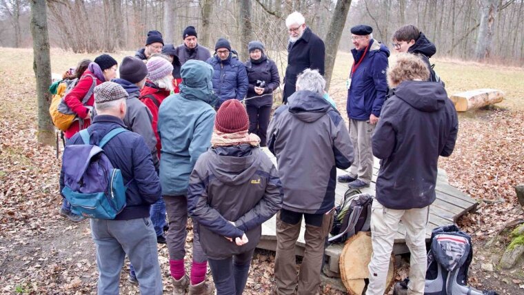 Teilnehmerinnen und Teilnehmer der Winterexkursion.